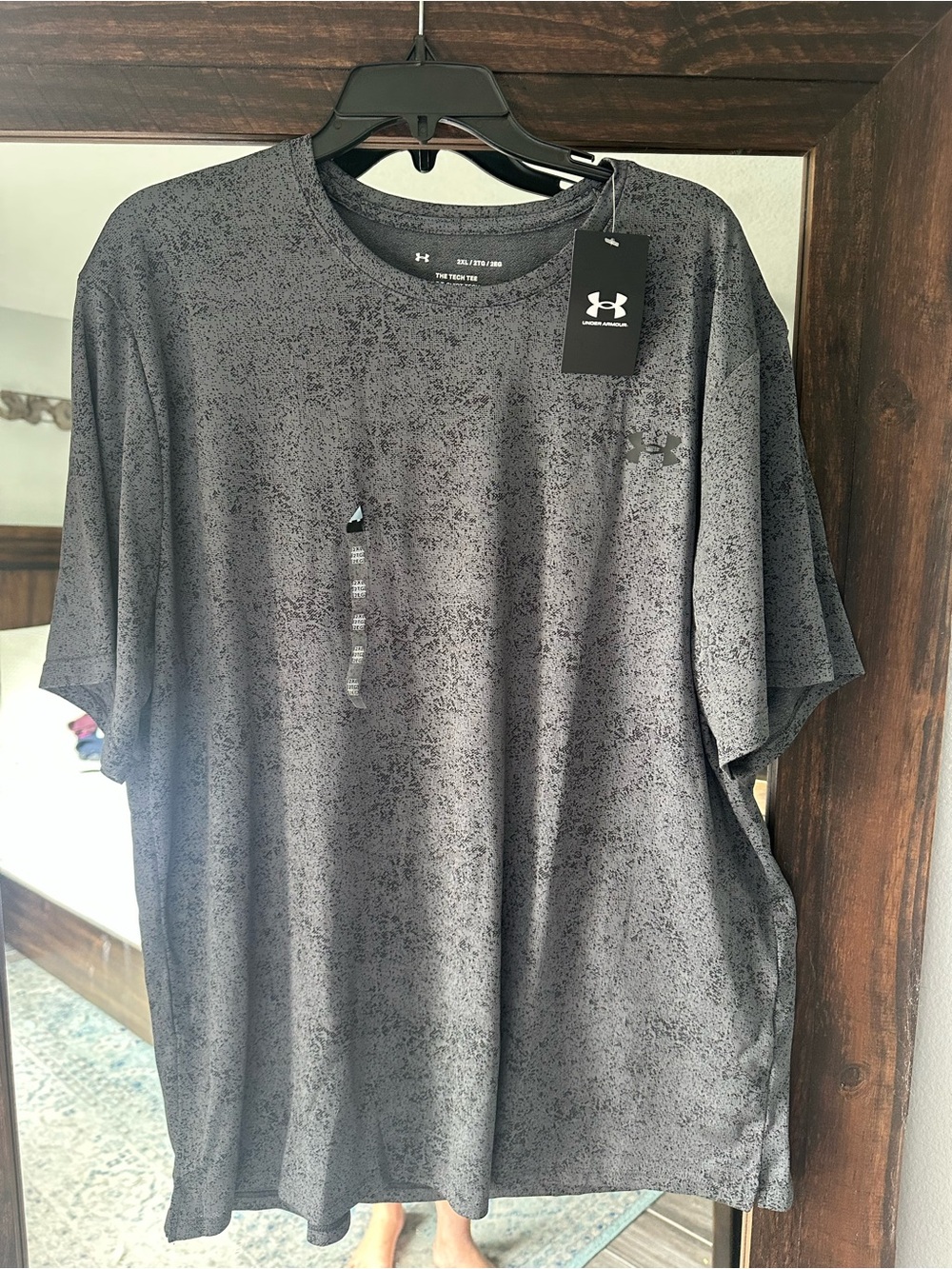 Under Armour Men's Short Sleeve Heathered Gray Performance Tee